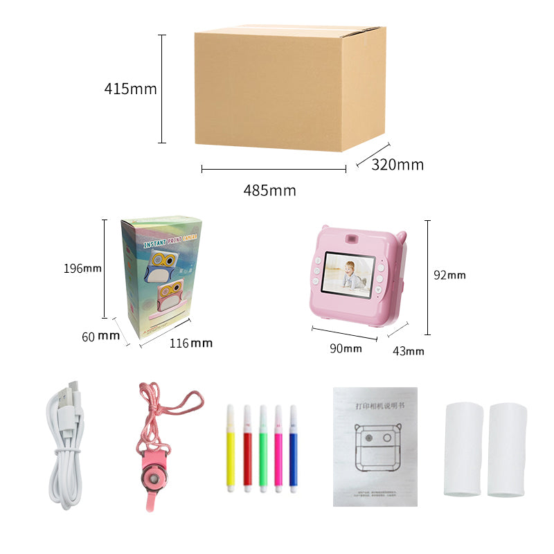 KIDS INSTANT PRINT DIGITAL CAMERA (1PC) - Blink2Buy