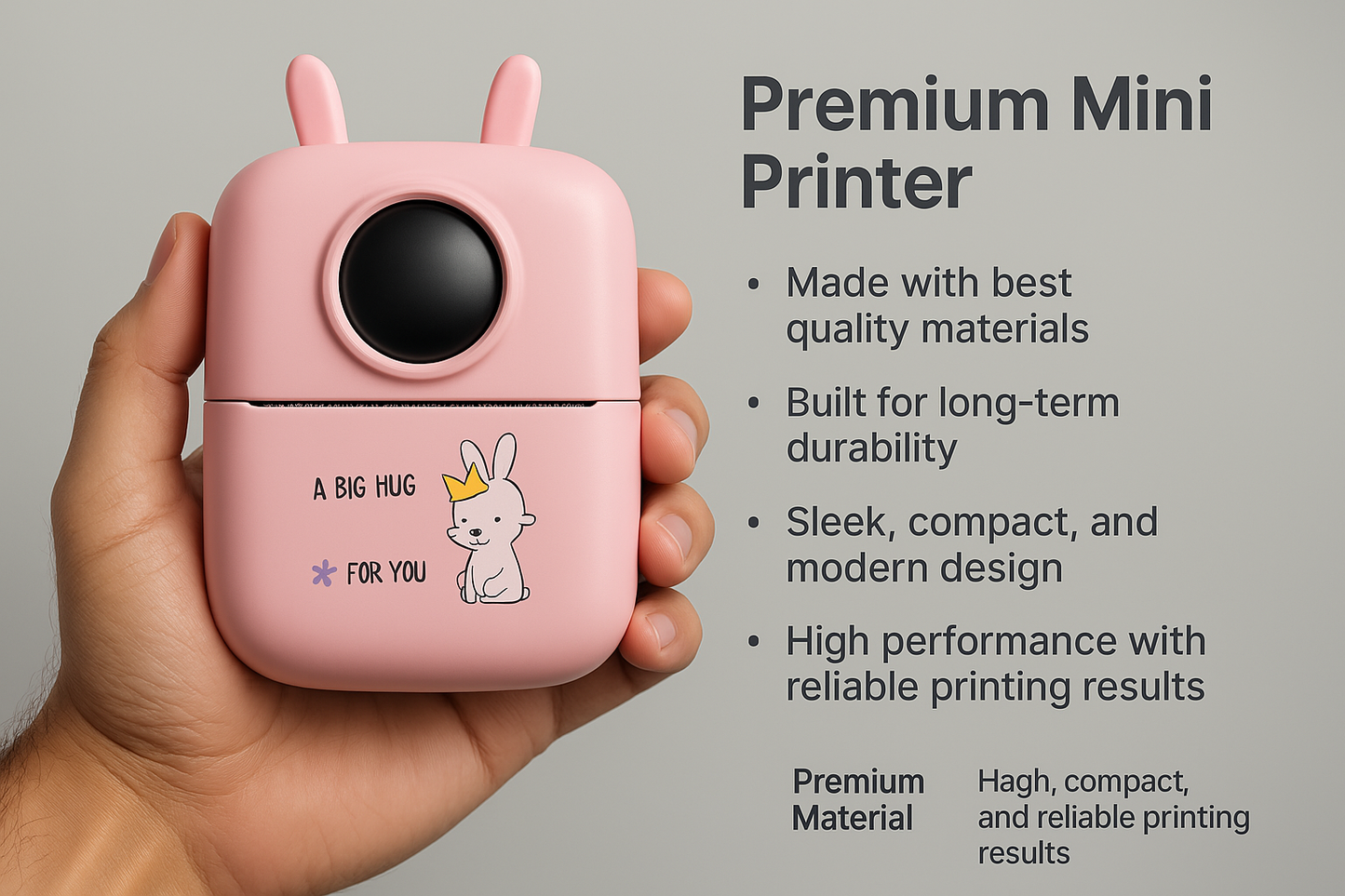 MINI PRINTER (No Ink Required)