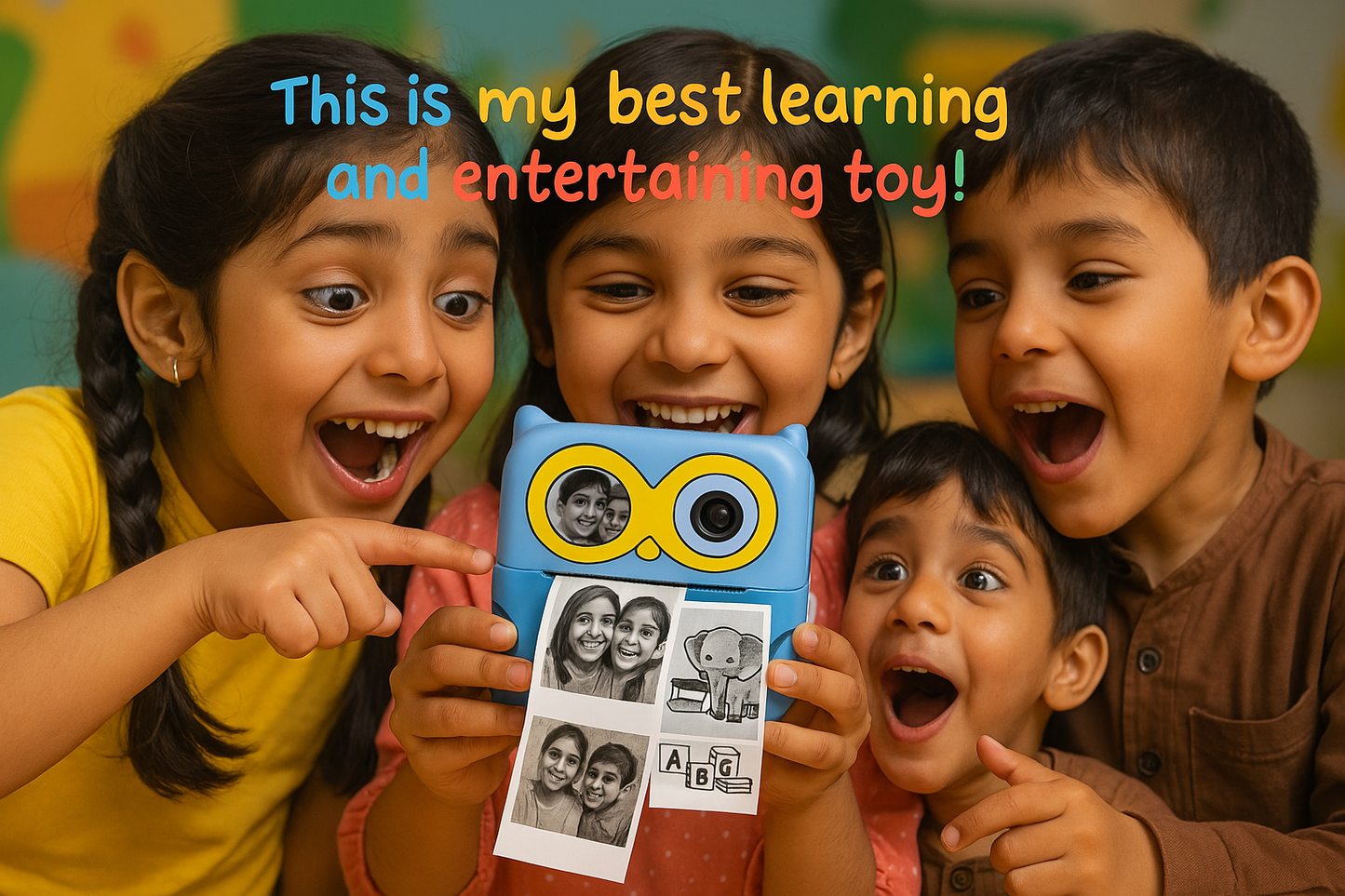 KIDS INSTANT PRINT DIGITAL CAMERA (1PC)