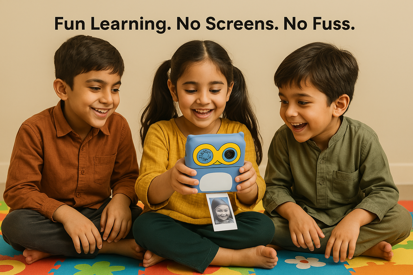 KIDS INSTANT PRINT DIGITAL CAMERA (1PC)